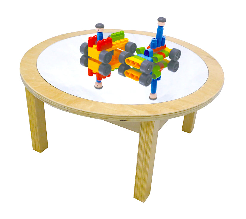 Round Mirror Table