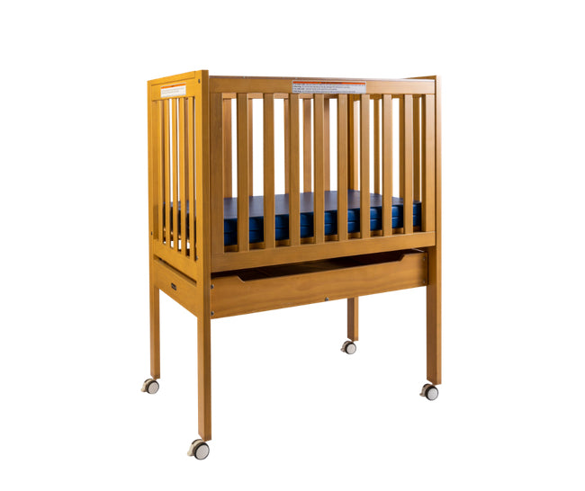 Backsaver Compact Cot Honey Elm With Mattress 105.5cmLx71.5cmWx136cmH