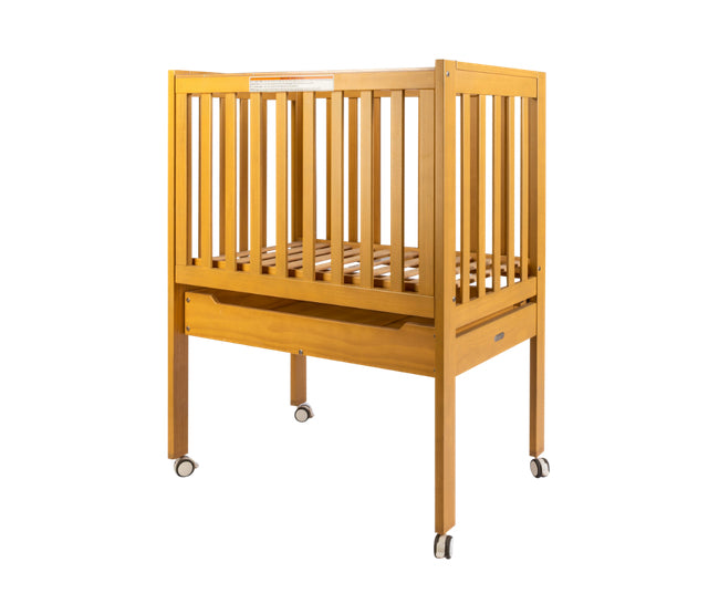 Backsaver Compact Cot Honey Elm With Mattress 105.5cmLx71.5cmWx136cmH