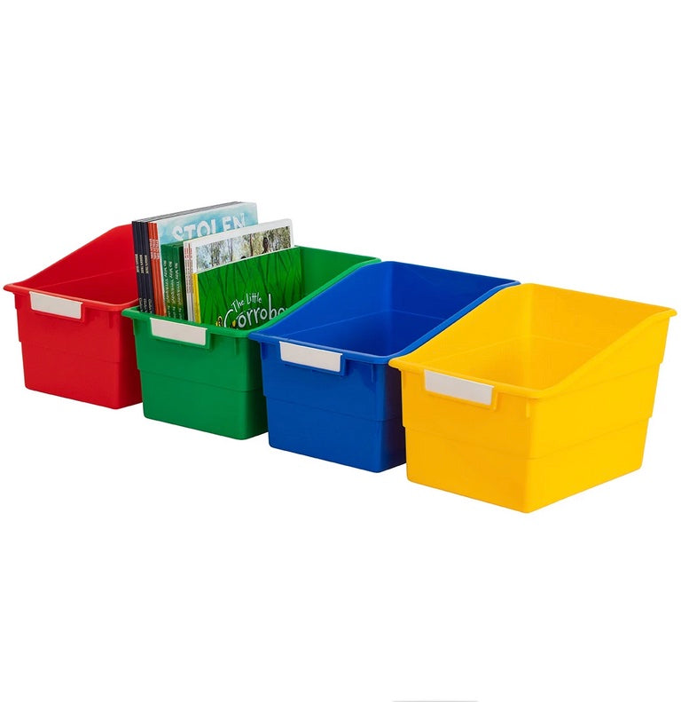 Large Sloping Book Tubs Set of 4