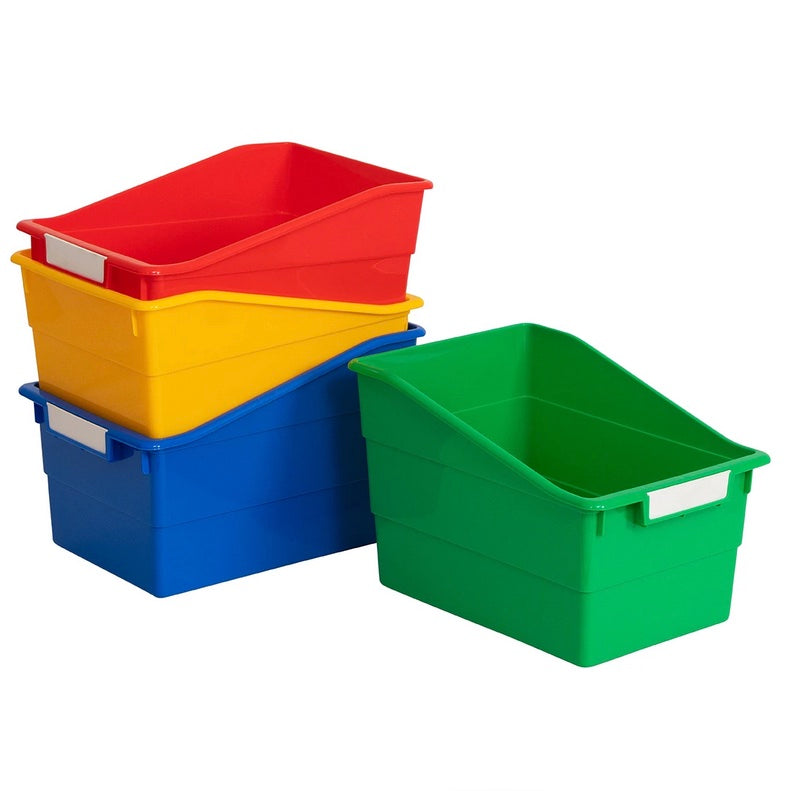 Large Sloping Book Tubs Set of 4