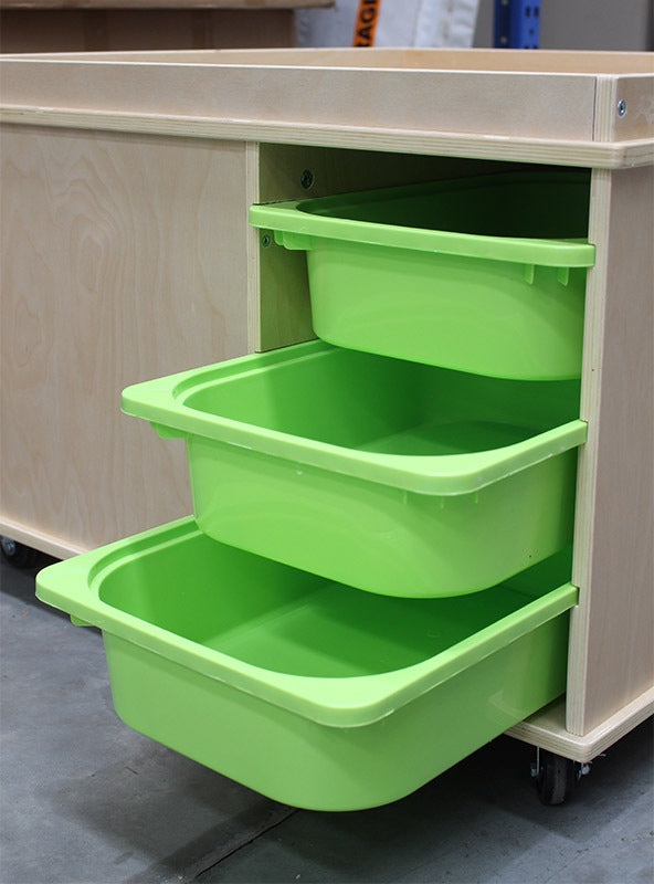 Mobile Playtable With 4 Sided Storage