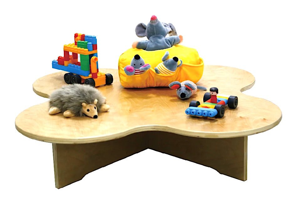 Solid Birch Ply Toddler Flower Table