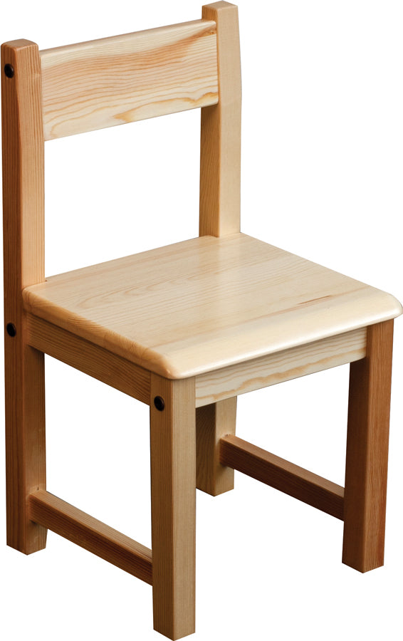 Natural Solid Pine Chair 30cm Seat Height