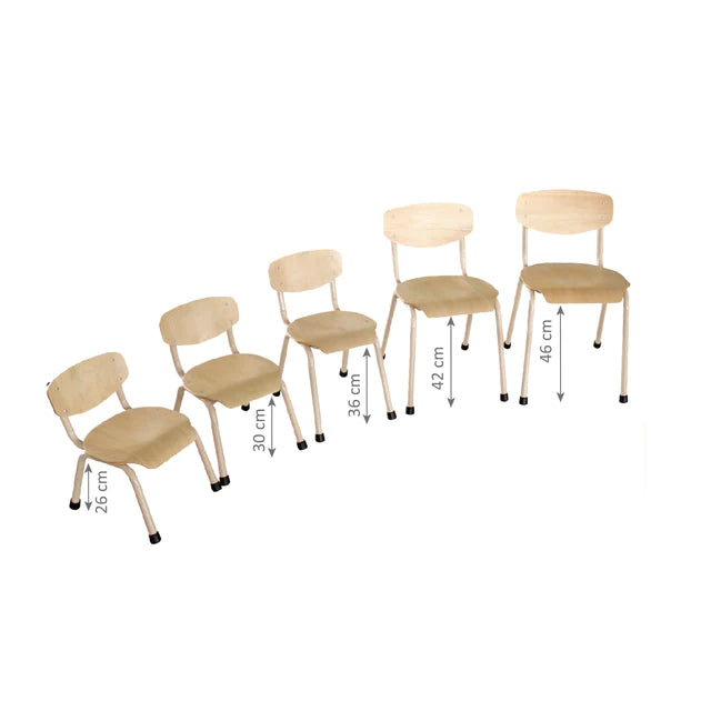 Kiga Stackable Birch Ply Chair - Various Sizes Available