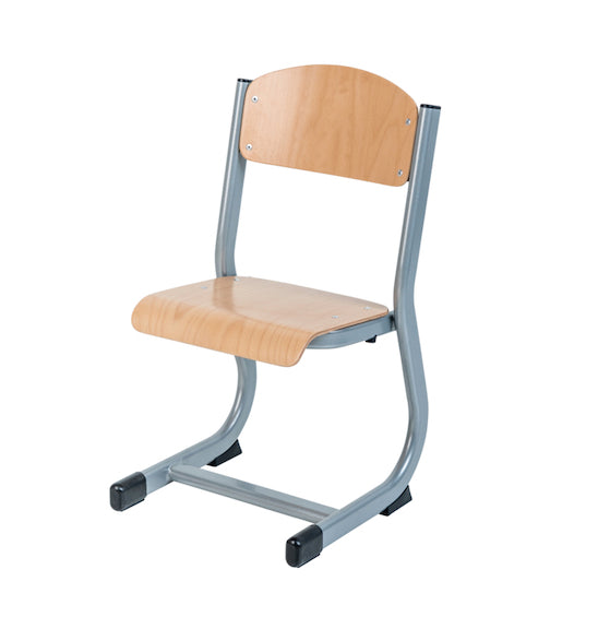 Steel and Timber Munich Stacking Chair 45cm