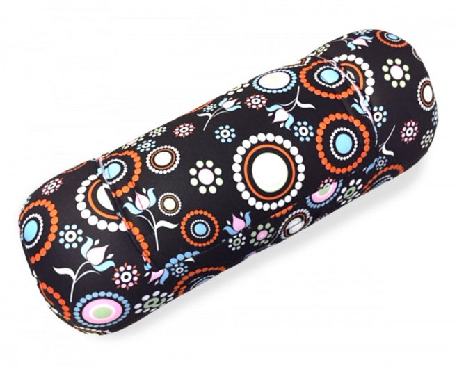 Senseez FLOWERS Vibrating Bolster Cushion With Weighted Pack and Hot/Cold Pack