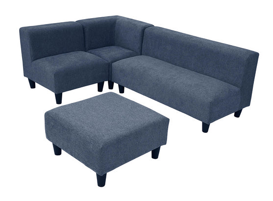 Modular Children's Lounge Suite Indigo 4pcs