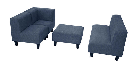 Modular Children's Lounge Suite Indigo 4pcs
