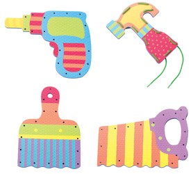 My First Lacing Tools 4pcs