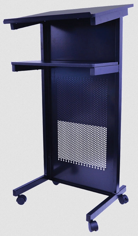 Mobile Lectern with Removable Magnetic Whiteboard