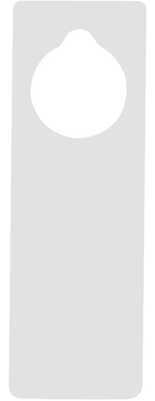 Cardboard Doorknob Hangers 12pcs