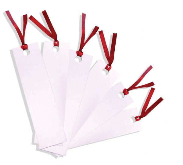 Cardboard Bookmarks with Ribbon 30pcs