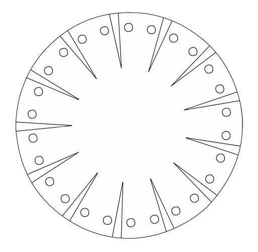 Cardboard Weaving Bases 10pcs