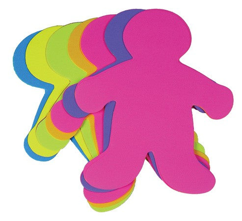 People Cut-Outs Multicolour 20pcs