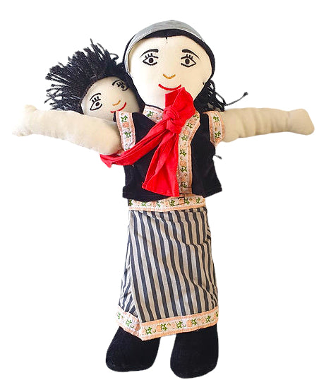 Tibetan Woman With Baby 45cmH