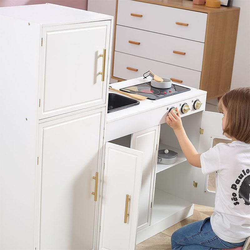 Contemporary Integrated Timber Kitchen Unit