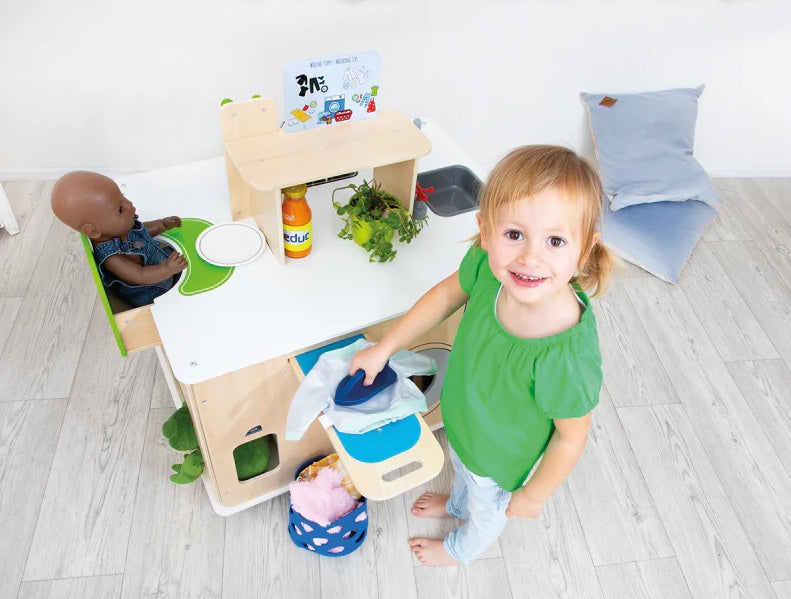 Mobile Kitchen and Laundry Home Play Centre