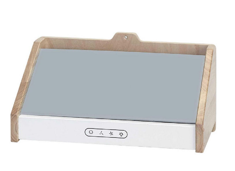 Solid Timber Microwave, Rangehood and Overhead Cupboard Set White Series