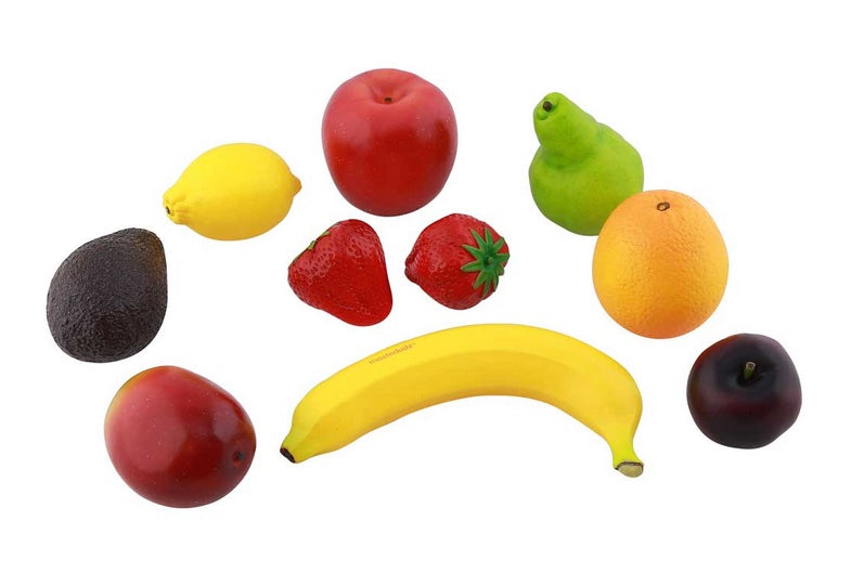 Realistic Play Fruit Set – 10 Pieces