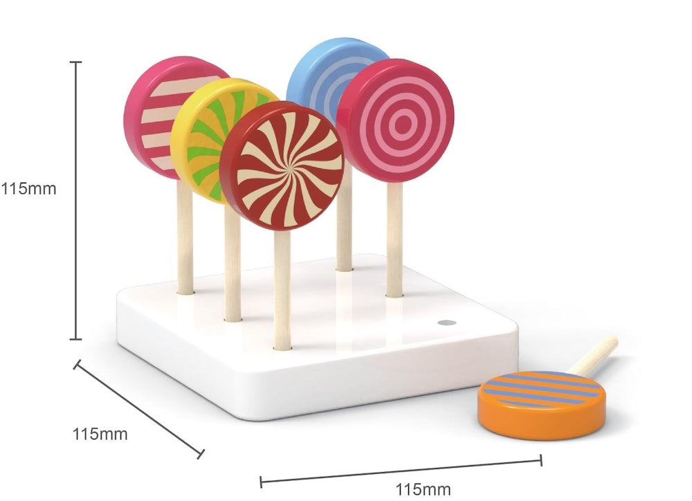 Lollipops on Stand 6pcs