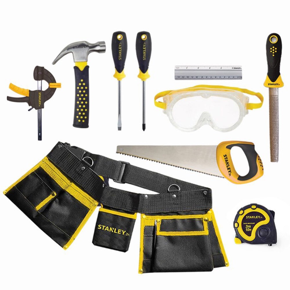 Carpentry Tools Kit With Toolbelt 10pcs