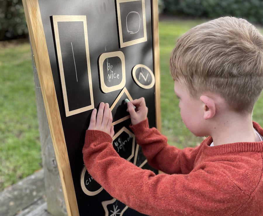 Magnetic Blackboard Shapes 9pcs