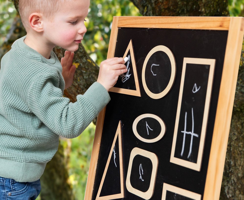 Magnetic Blackboard Shapes 9pcs