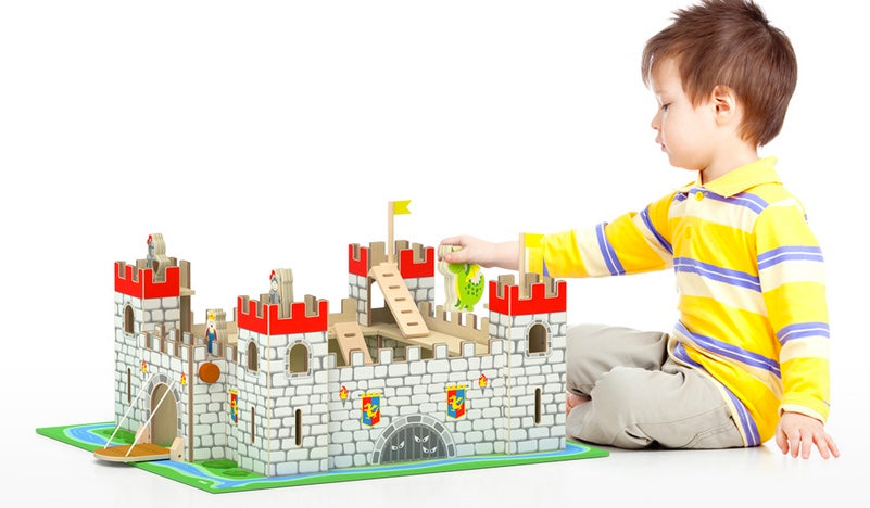Wooden Play Castle