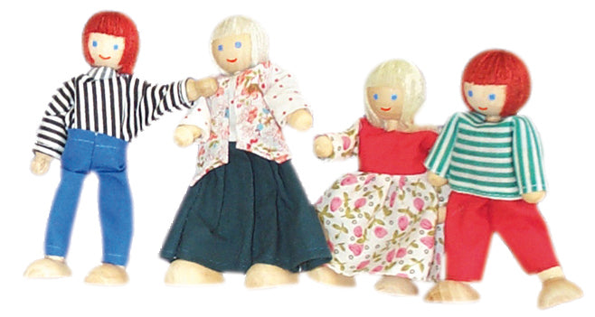 Bendy Family White 4pcs