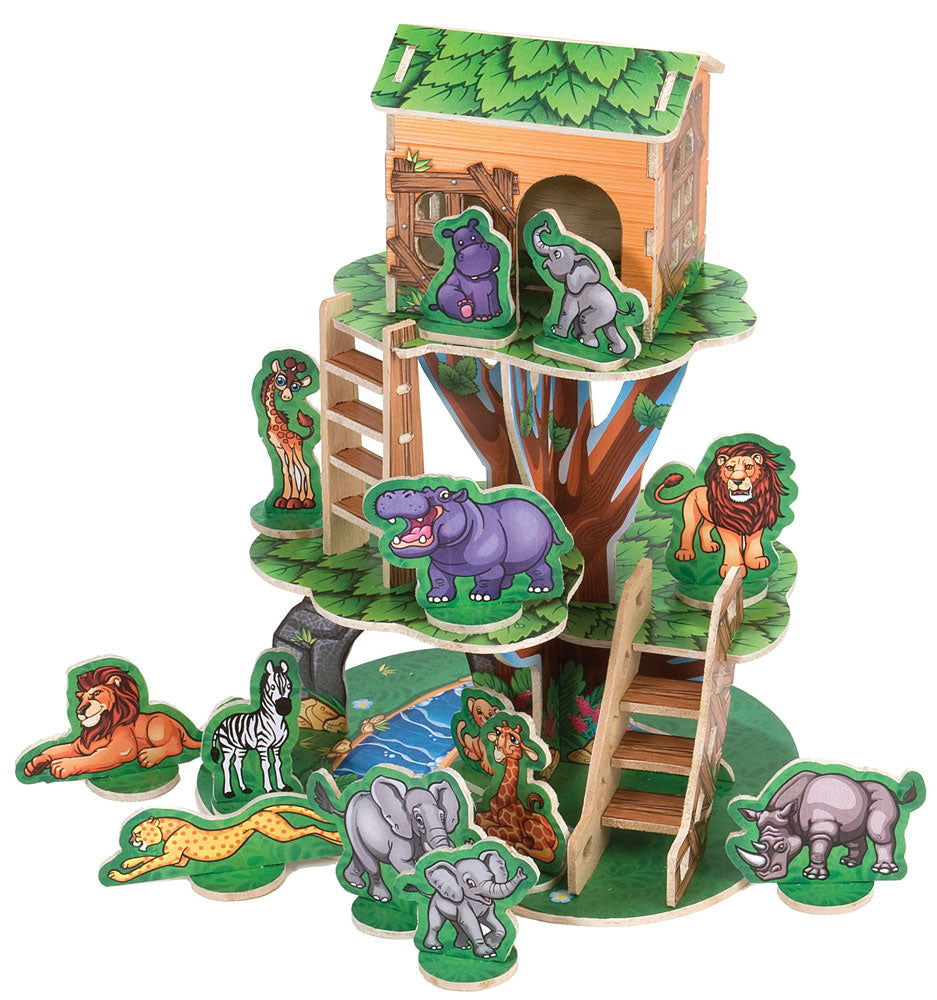 Jungle Treehouse Playset 52pcs