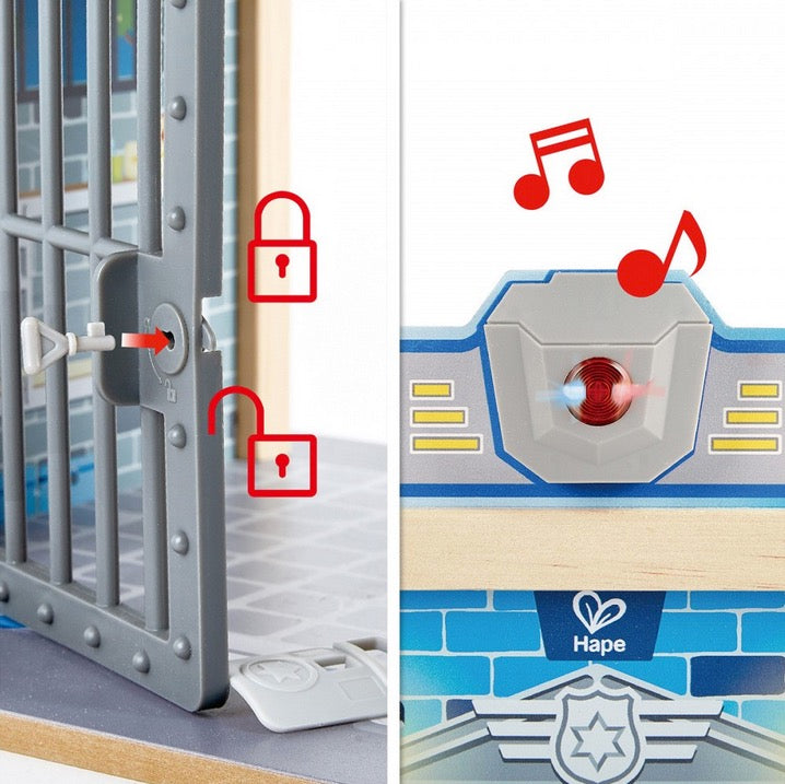 Two Storey Police Station With Accessories