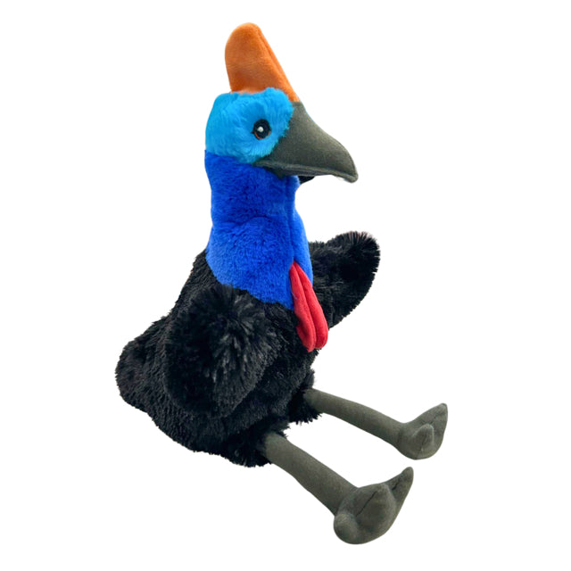 Eco Cassowary Hand Puppet 25cm