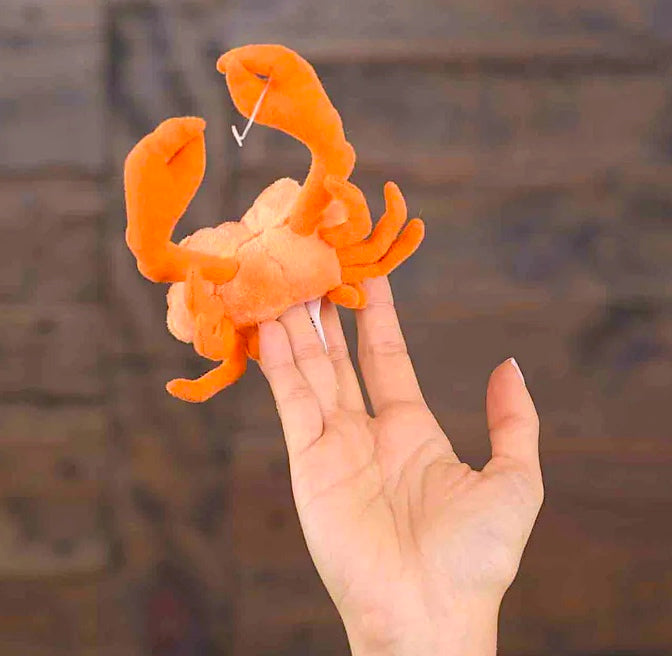 Sand Crab Finger Puppet for Kids – Dramatic Play