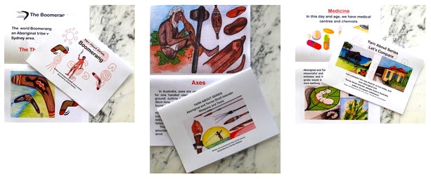 Kurrajong Yarn About 3 Book Series - Boomerangs, Tools and Weapons and Let's Compare