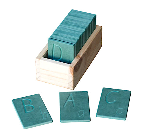 Wooden Finger Tracing Alphabet Cards 26pcs