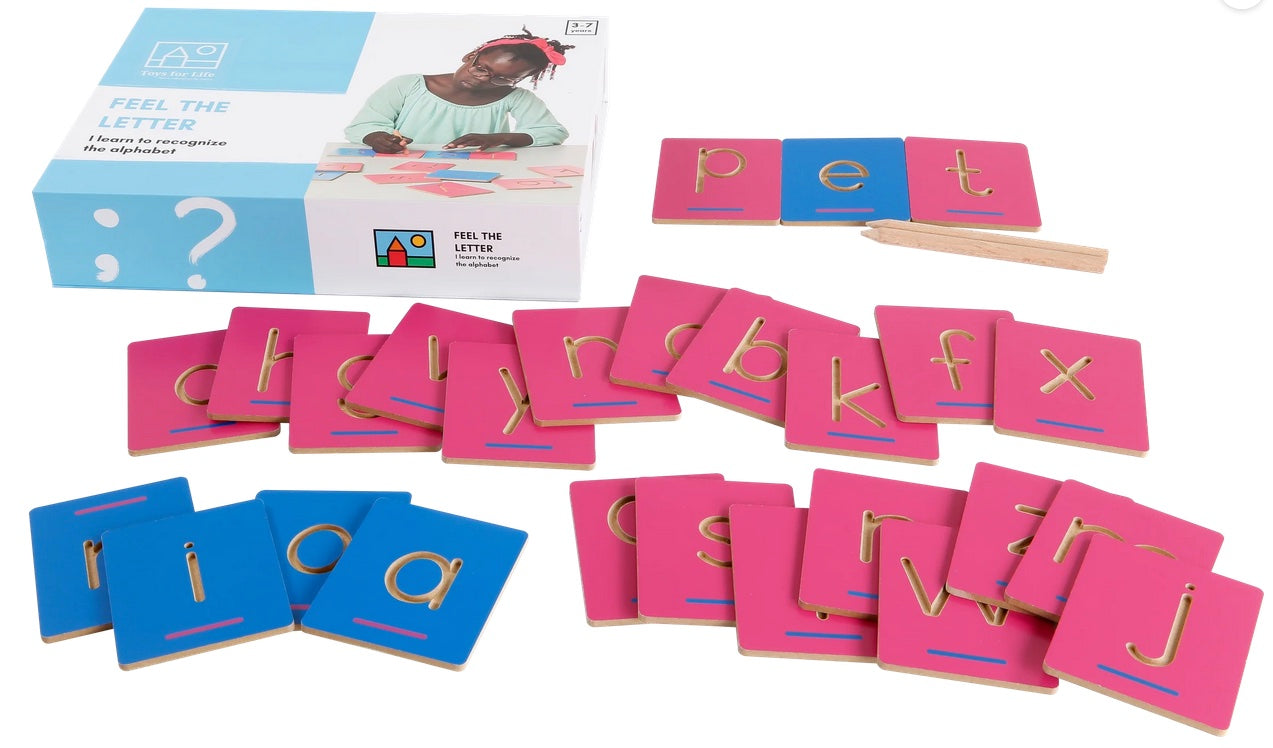 Feel the Letter Tracing Cards 26pcs
