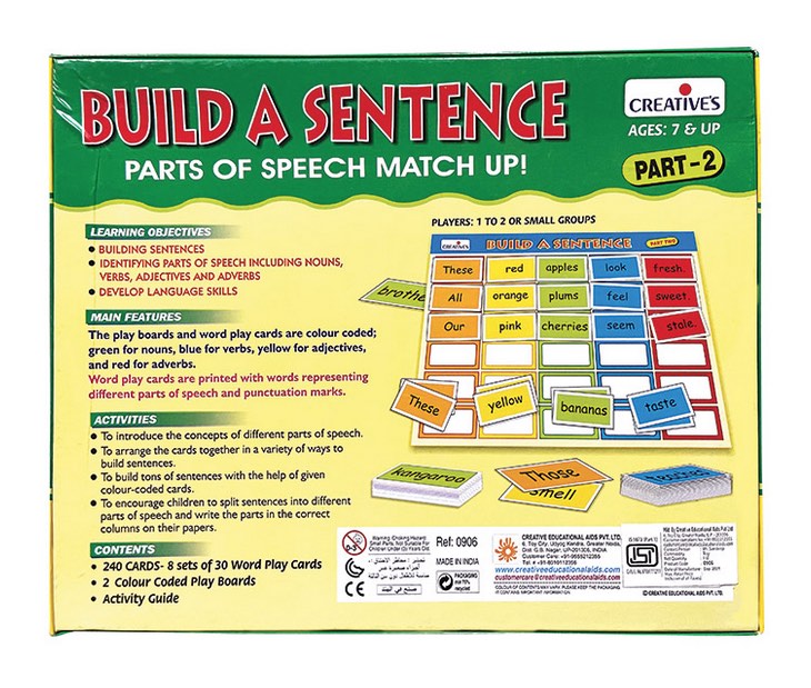 Build A Sentence Part Two