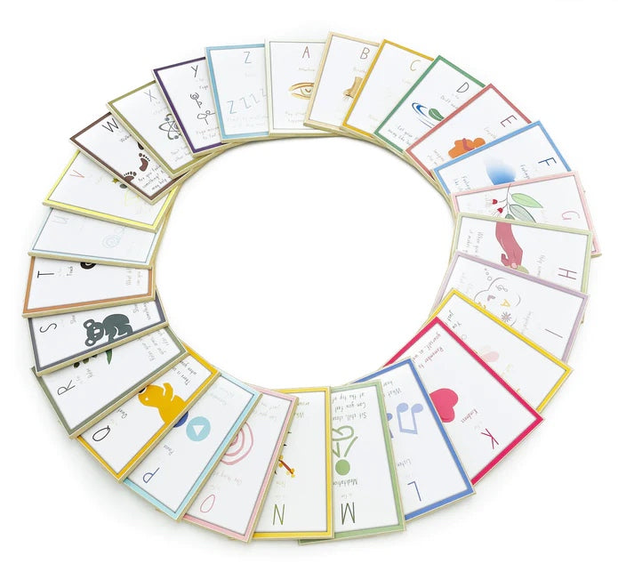 Alphabet Mindfulness Cards – 26 Piece Early Learning Set