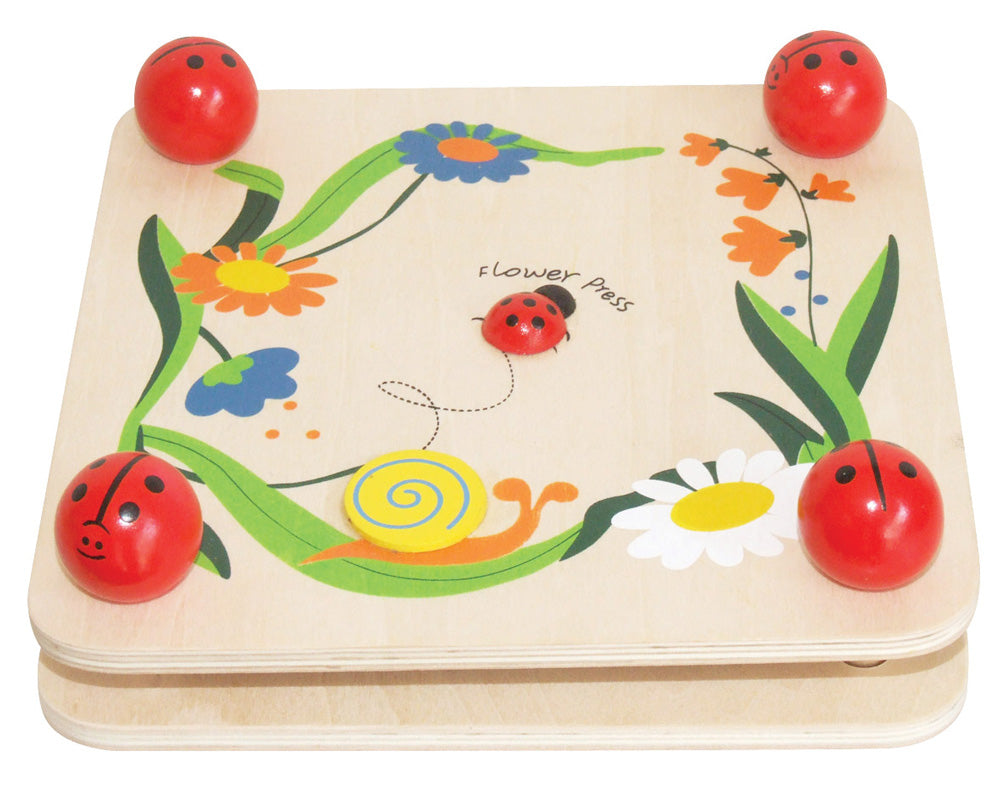 Flower Press Ladybug