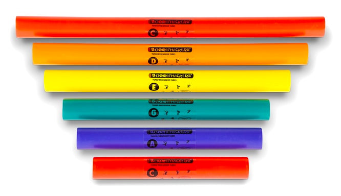 Boomwhacker C Major Pentatonic Scale Set – 6 Pieces | Beginner Classroom Music