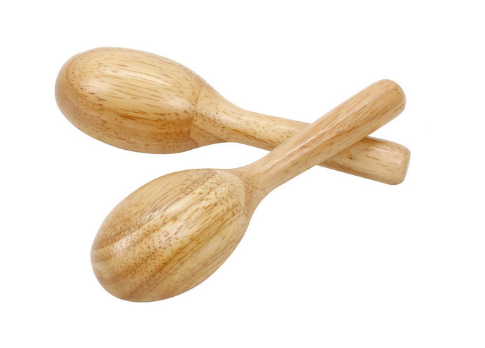Wooden Maracas Set - White