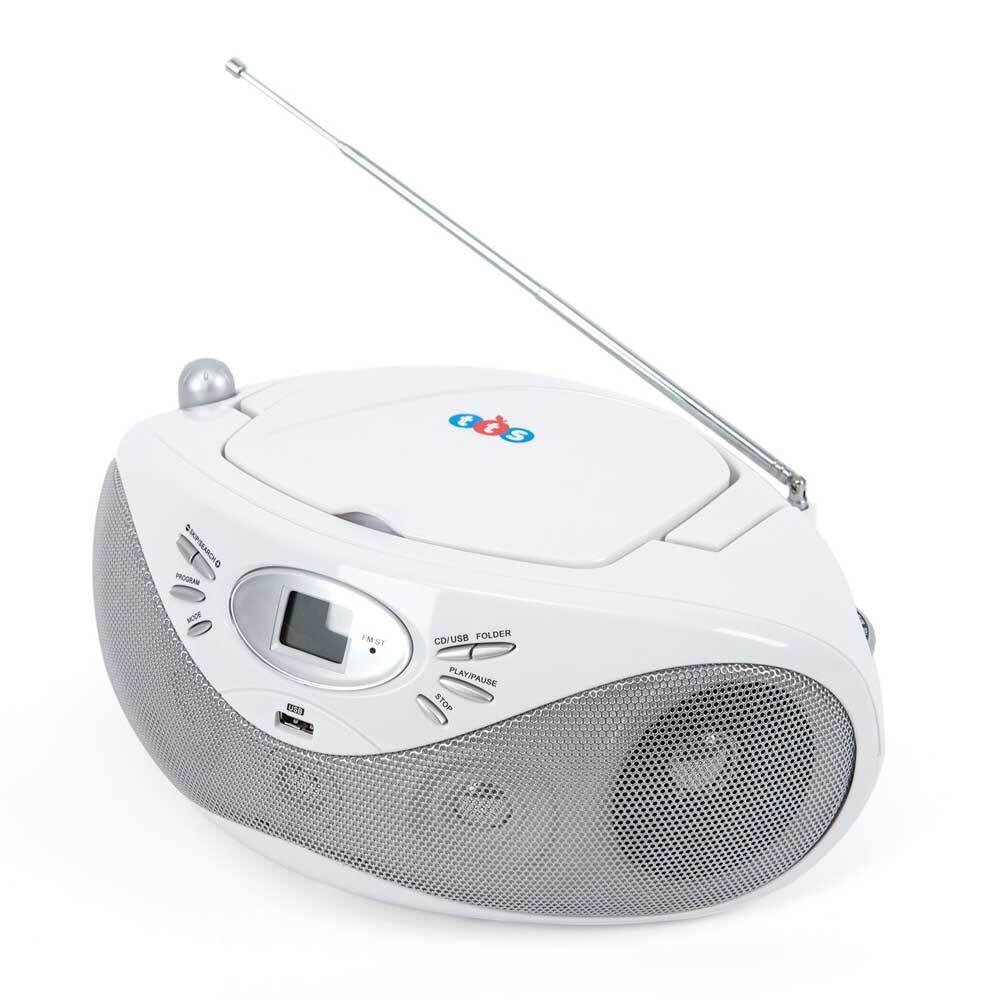Group Listener CD Player/FM Radio With 6 Headphones