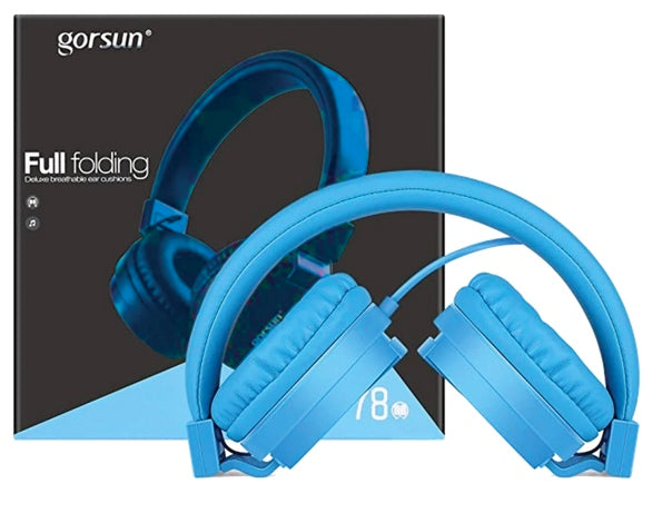 Folding Headphones Blue