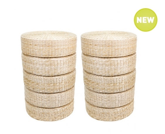 Seagrass Cushions Round Set of 10