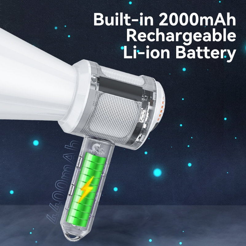 Premium Multipurpose Li-ion Recharge Megaphone