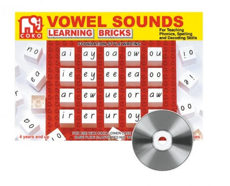 Coko Vowel Sounds Bricks 20pcs