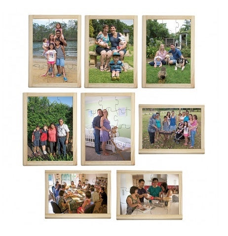 Multicultural Families Puzzles and Posters Set of 16