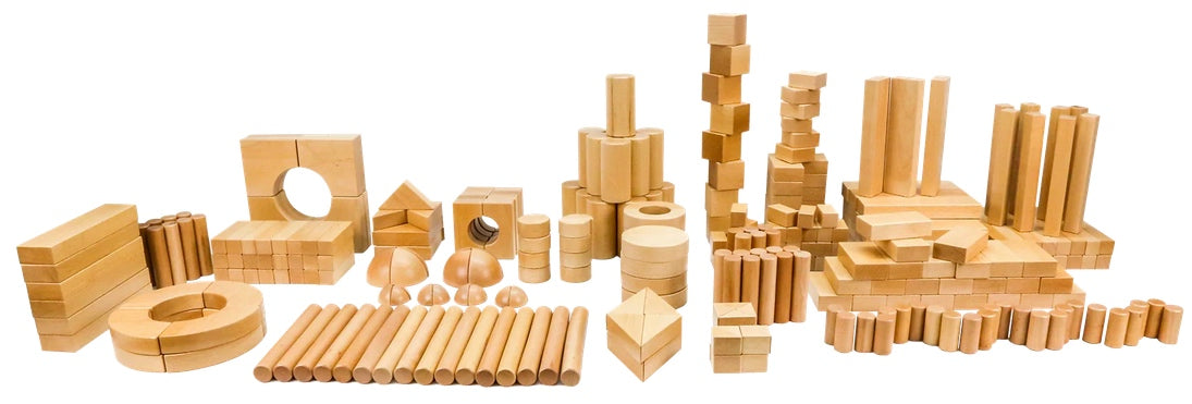 Solid Beech Block Set 348pcs