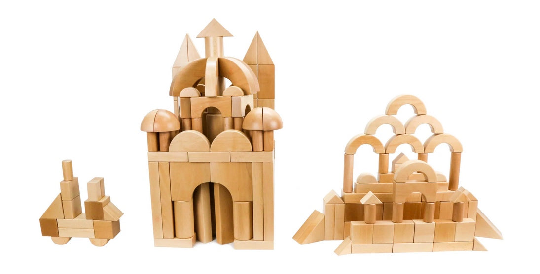 Solid Beech Block Set 348pcs